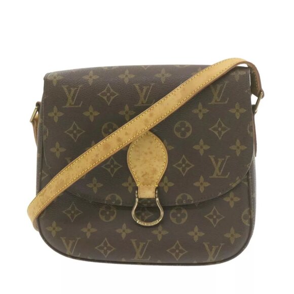 LOUIS VUITTON Monogram Saint Cloud GM Shoulder Bag M51242 LV Auth gt584 - Picture 1 of 15